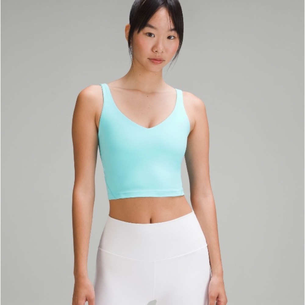 LULULEMON cyan blue align tank top